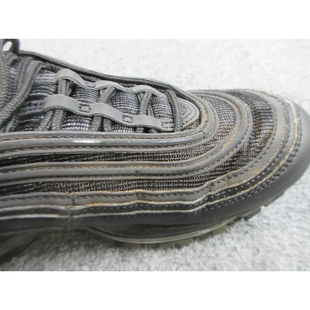 Nike Air Max 97 Shoes Womens Size 8.5 Black Mesh Running Sneakers‎ 921733-001